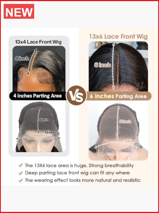 Body Wave Lace Front Wig Human Hair 13x6 180 Density Pre Plucked main image 5